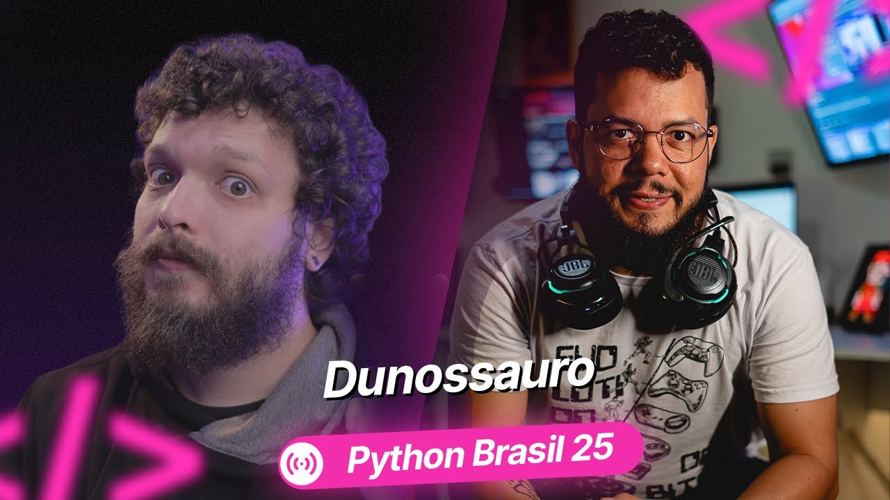 🎙️ Live Especial com Dunossauro – Python, Comunidade e Carreira Dev @Dunossauro