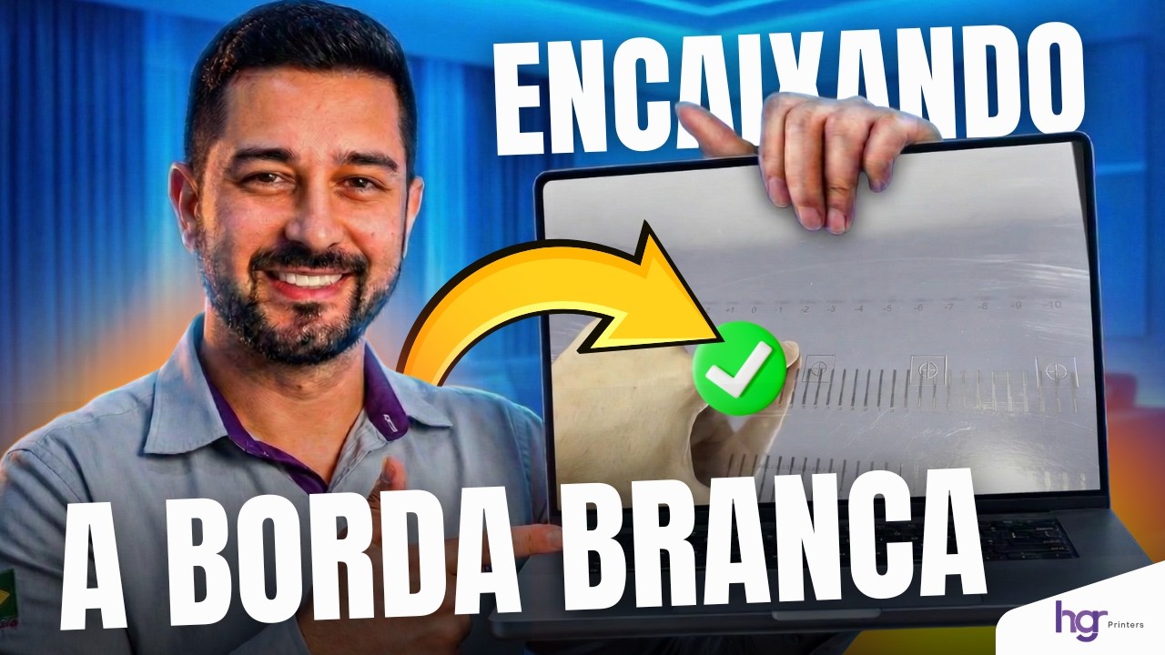 Como ajustar a borda branca nas impressões UV Head Space adjust