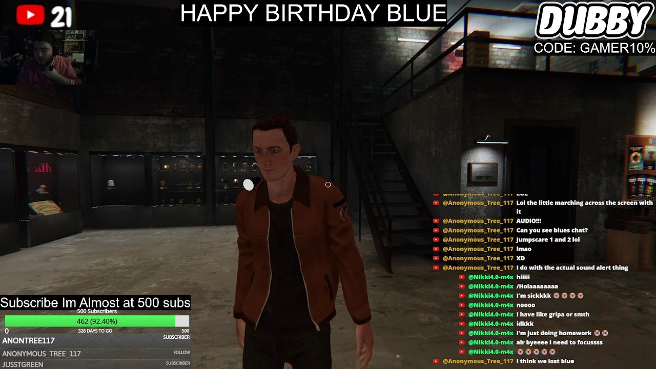 Birthday Phasmophobia Stream For Blue