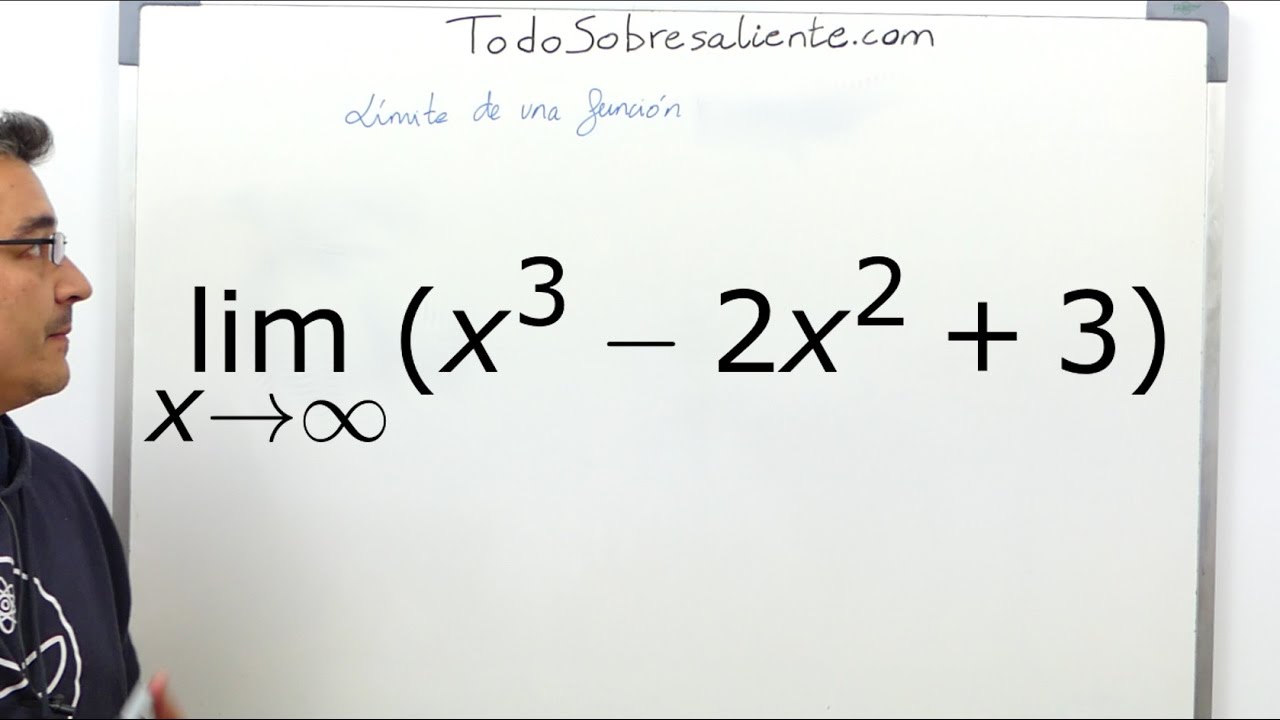 Límite de una función en el infinito. Funciones polinómicas.