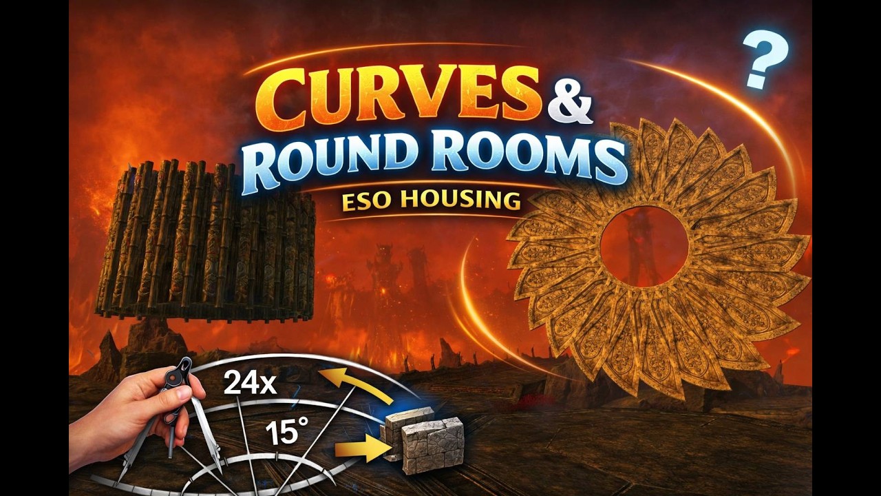 [ESO Housing Hacks] Curves and Round Rooms: By JenovaSeph