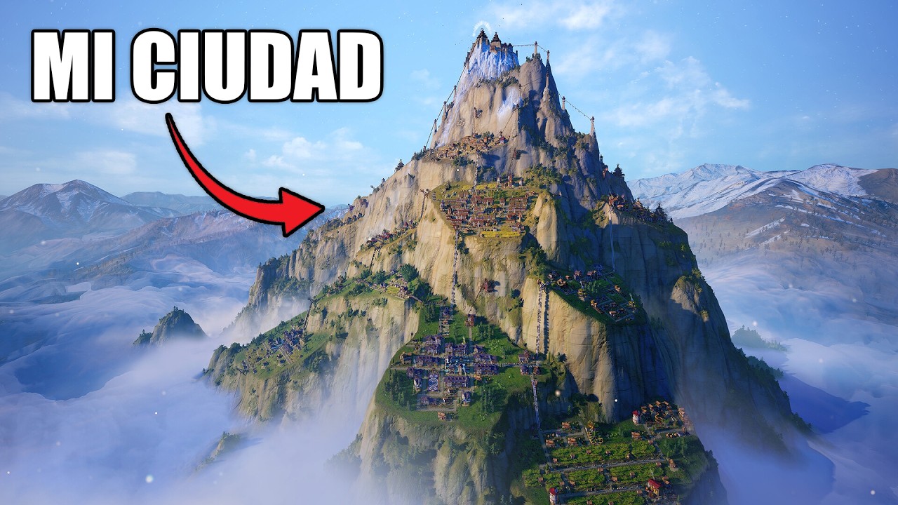 Construí una CIUDAD en la CIMA de una MONTAÑA