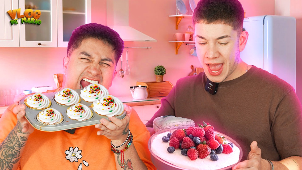 Haciendo Cupcakes con mi Novio | Mario Aguilar