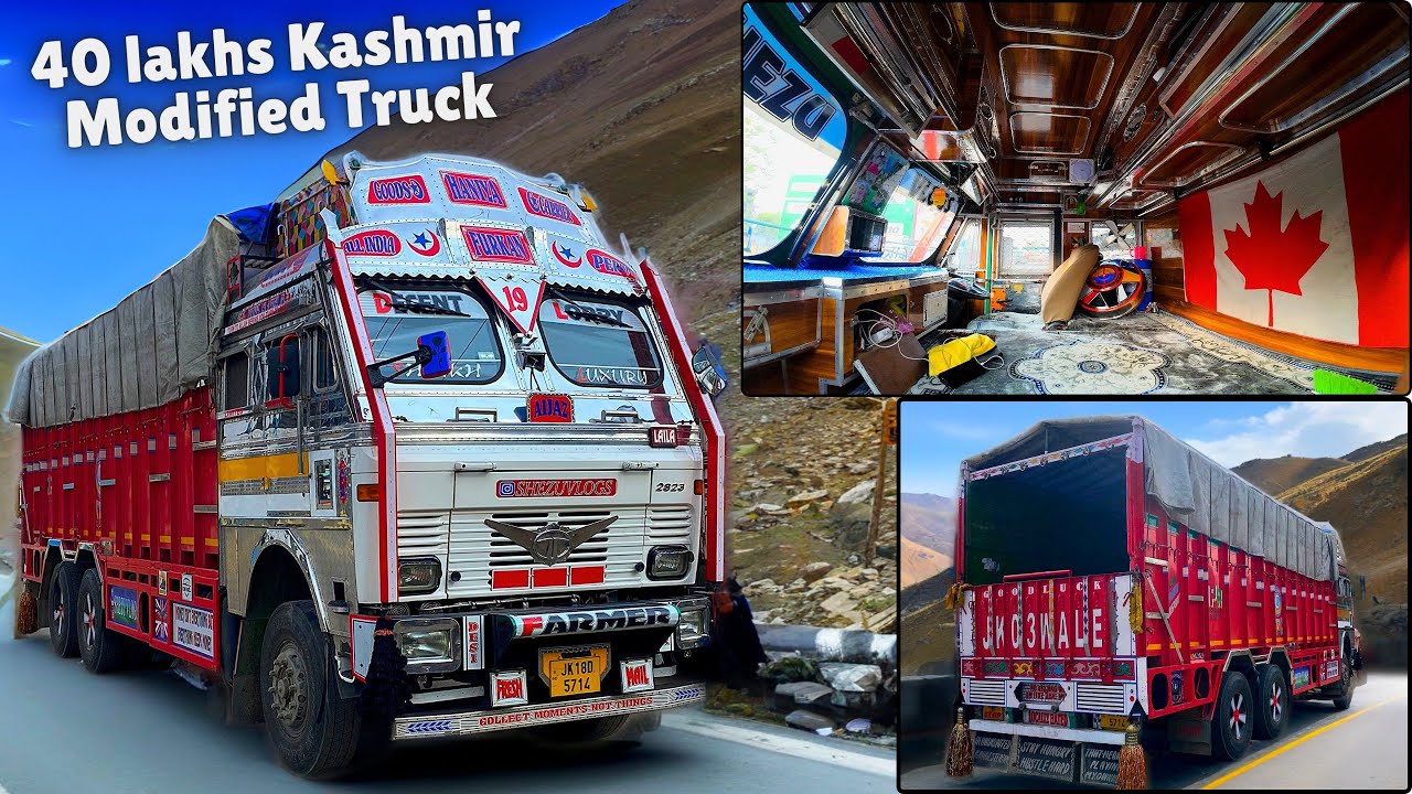 40 Lakh के नए Truck में ऐसी Problem😯Beautiful kashmiri Modified Tata lpt 2823 bs6 phase 2 truck