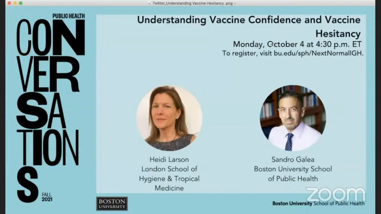 Understanding Vaccine Confidence and Vaccine Hesitancy
