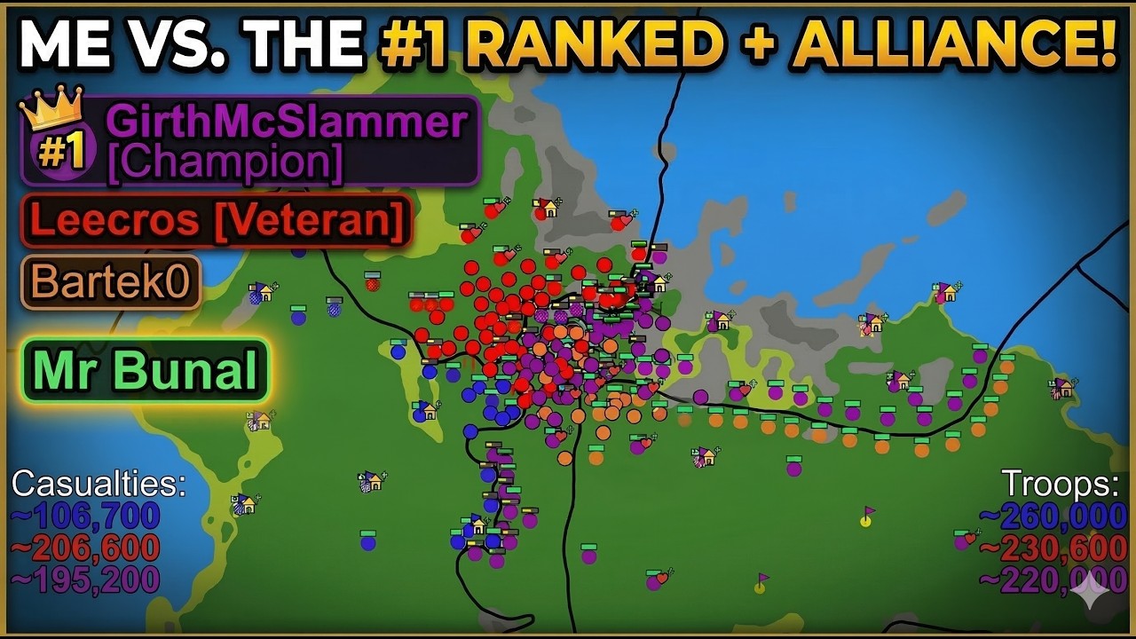 #1 Girth McSlammer & Leecros vs Me! | War of Dots 1v1v1v1