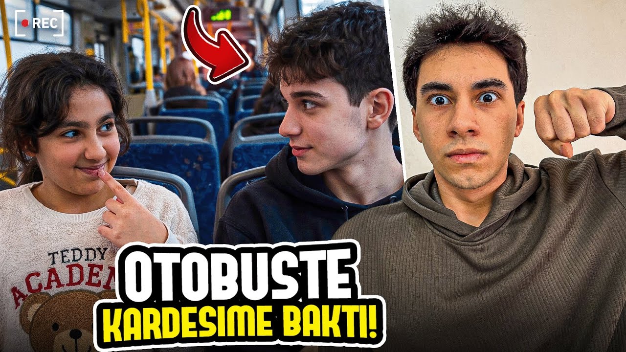 OTOB&Uuml;STE BİR ERKEK KARDEŞİME BAKTI ! (D&uuml;nyanın en iyi abisi) 22.B&Ouml;L&Uuml;M @derintass