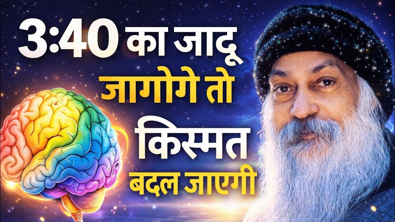 Osho, 3:40 AM - इस समय उठना आपकी किस्मत बदल सकती हैं | Osho Morning Speech | Osho Hindi Speech 