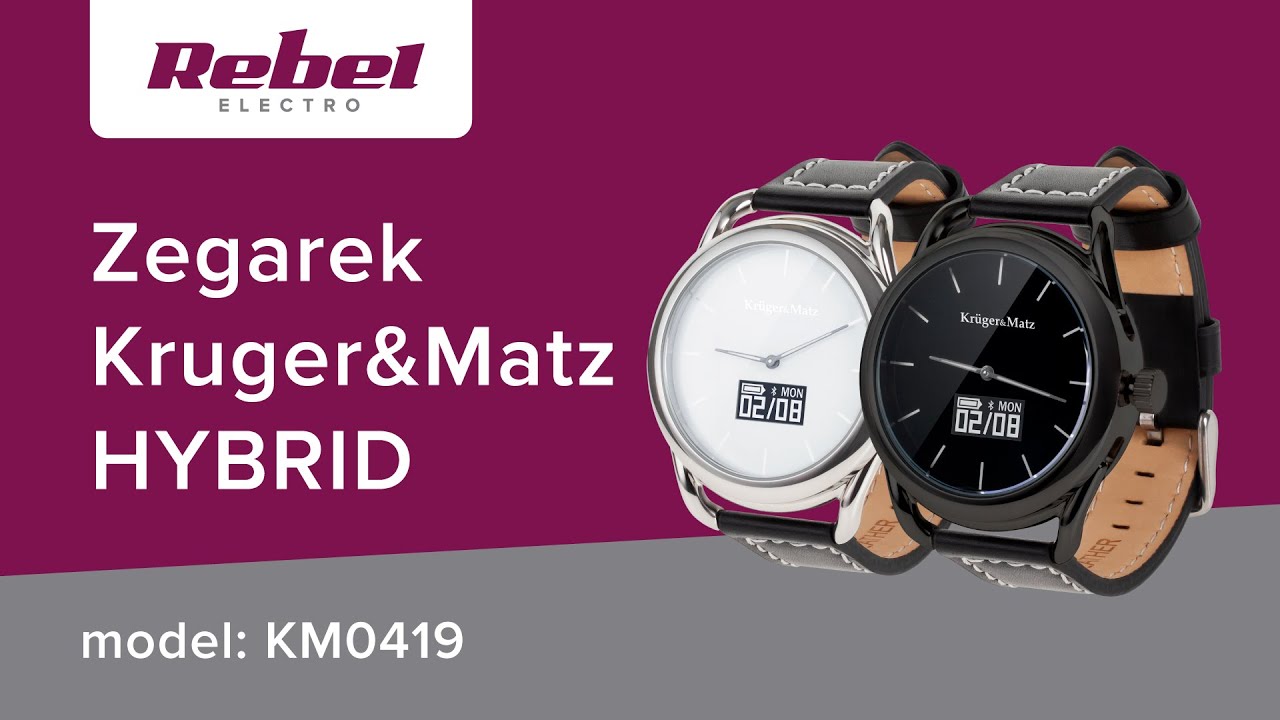 Zegarek Kruger&Matz HYBRID - prezentacja i UNBOXING