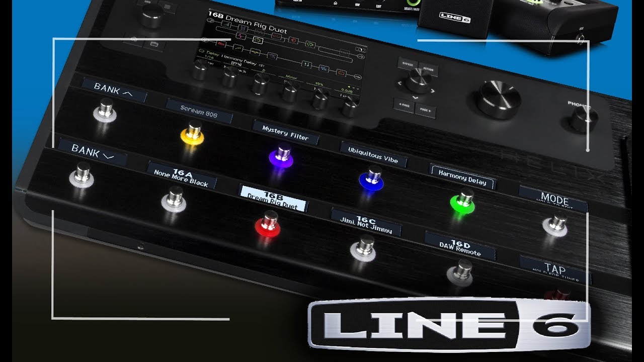 Line6 Helix Pedalboard Build