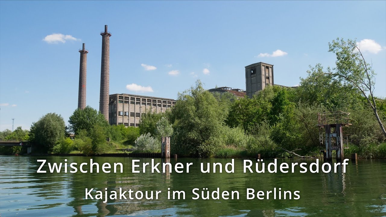 Zwischen Erkner und Rüdersdorf. Kajaktour mit dem Faltboot Pouch Reisezweier RZ 96 im Süden Berlins.