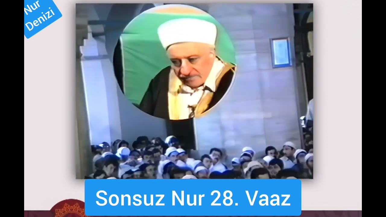 28) Sonsuz Nur 28. Vaaz / Efendimizin askeri deha olması(21.07.89) - Üsküdar Validesultan Camisi