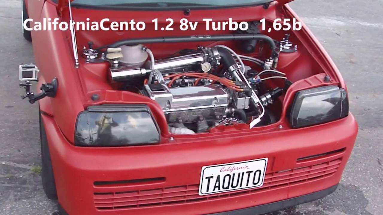 300 HP Cinquecento TURBO + Nitro DRAG RACE