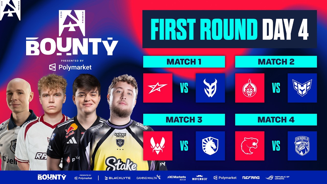 BLAST Bounty S2, Dzień 4 &ndash; magia kontra 3DMAX, MongolZ kontra HEROIC, Vitality kontra Liquid, FURIA kontra DENDELE