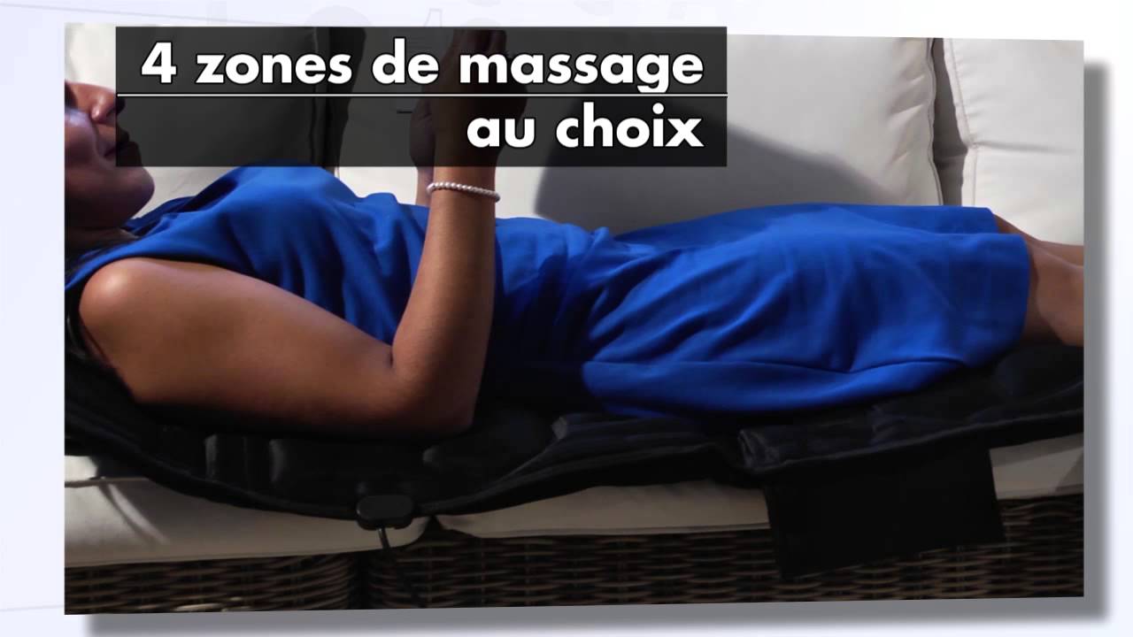 matelas massage chauffant