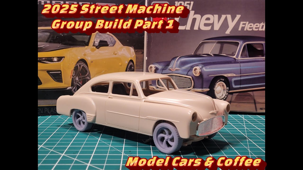 1951 Chevy Fleetline Street Machine Part 1. @Left Coast Model Car Builds @Blue Ox Model Shop