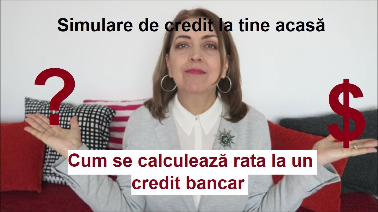 Cum se calculează rata la un împrumut bancar
