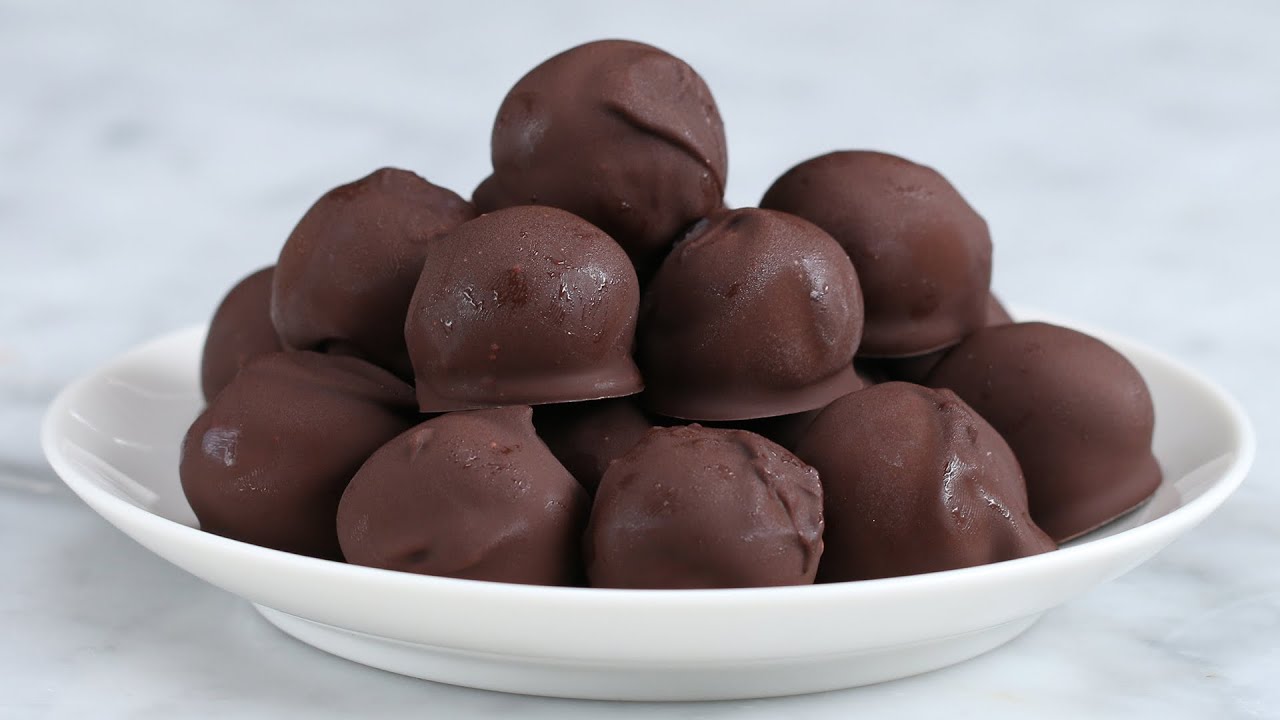 Dark Chocolate Peanut Butter Balls
