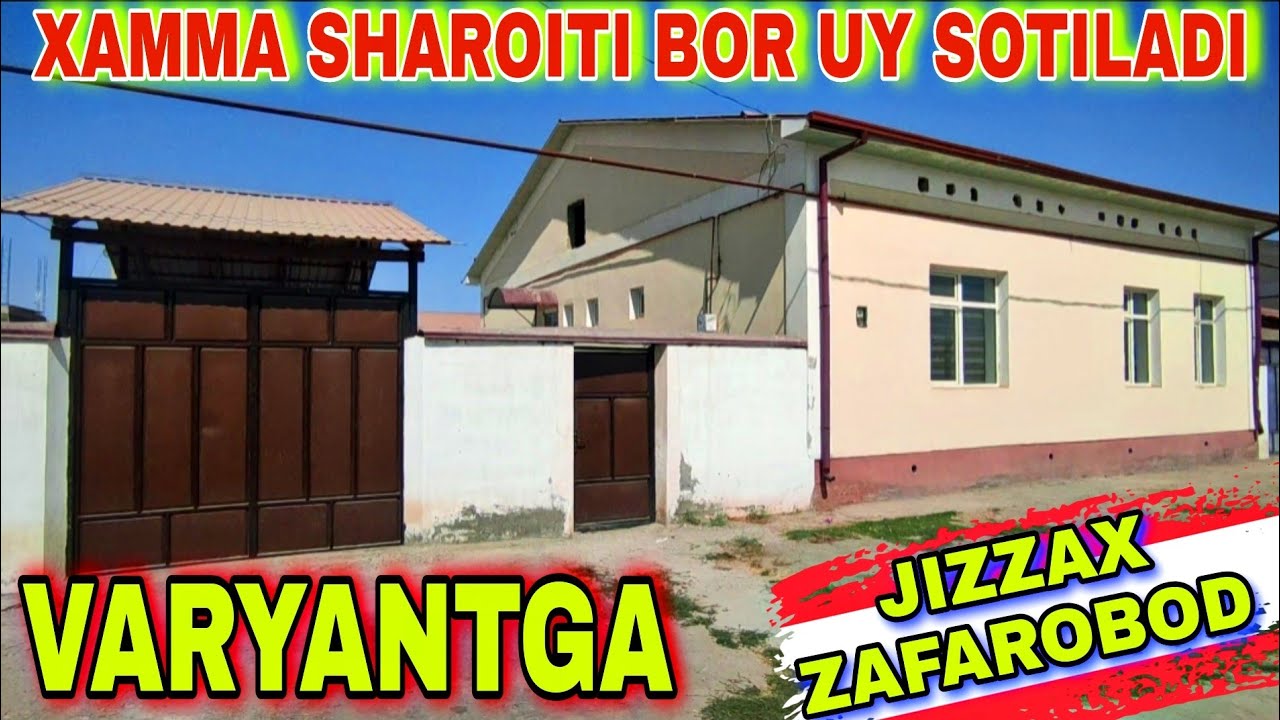 TELL 📲+998 99 686 06 58 UYNI ZO'RI SOTILADI JIZZAX ZAFAROBOD SHOSHILING 🏃