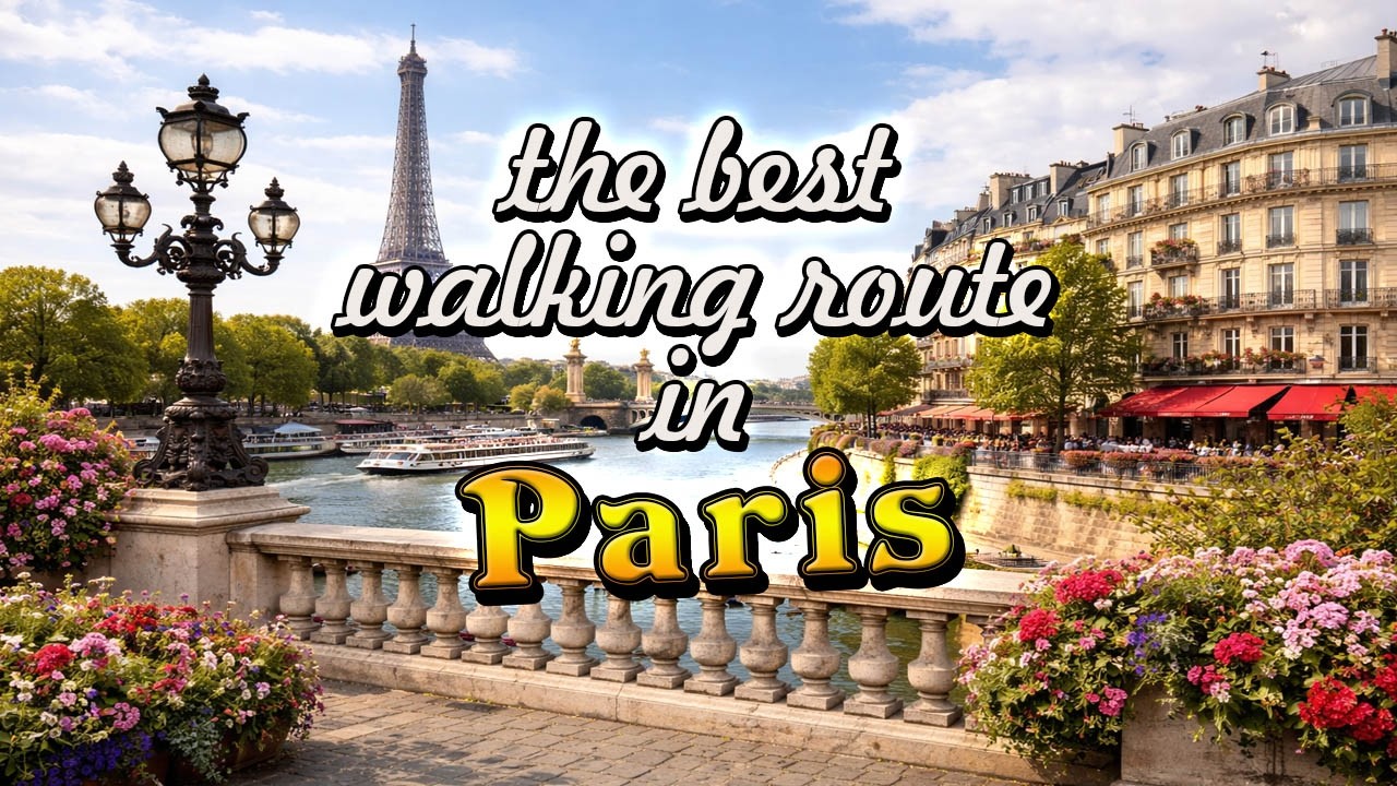 THE BEST ROUTE TO EXPLORE PARIS CENTER BY A LOCAL by WALK & BICYCLE