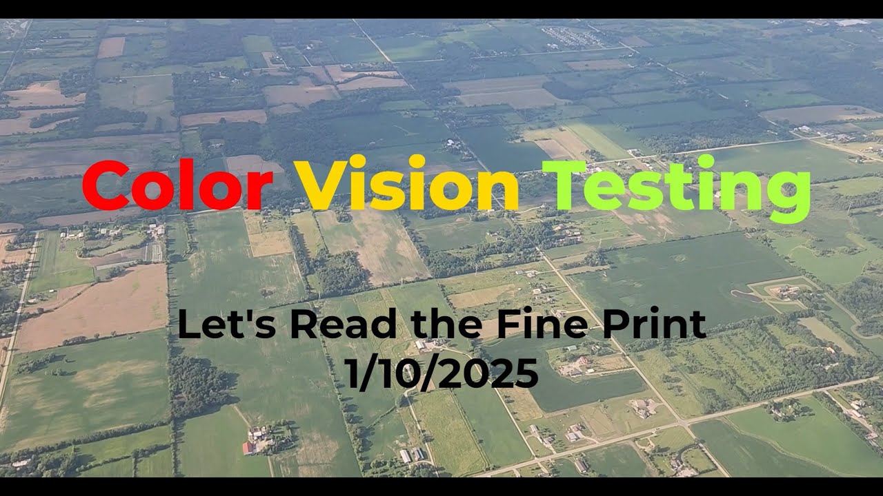 FAA Color Vision Testing Changes for 2025