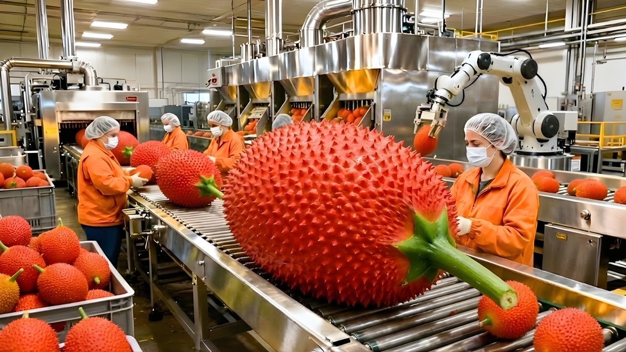 How Gac Fruit Is Harvested and Turned into Golden Gac Oil Inside the Largest U.S. Factory