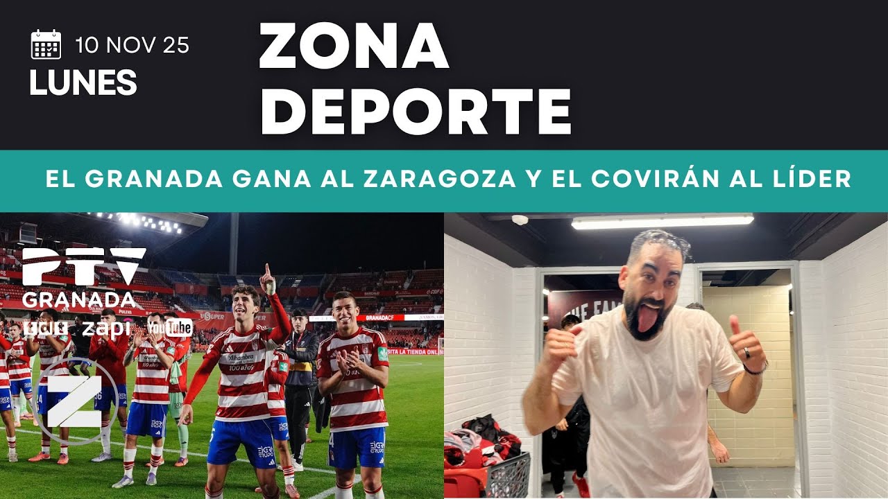 🏀 ZONA DEPORTE GRANADA HD | T05E07 | El granada gana al Zaragoza y el Covir&aacute;n al l&iacute;der | 03 Nov