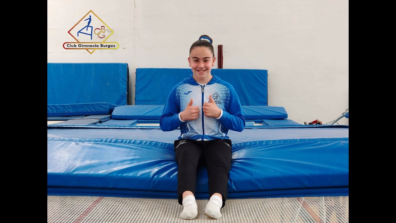 Trampolín. Trampoline Hopes Cup Bronce Martina Moradillo Élite 11 años 2021. Compitiendo en pandemia