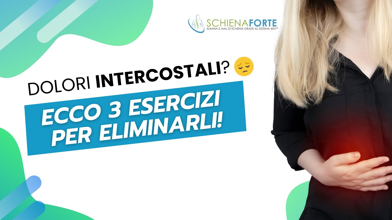 Soffri di DOLORI INTERCOSTALI? Oggi ti mostro 3 SEMPLICI ESERCIZI per ELIMINARLI.