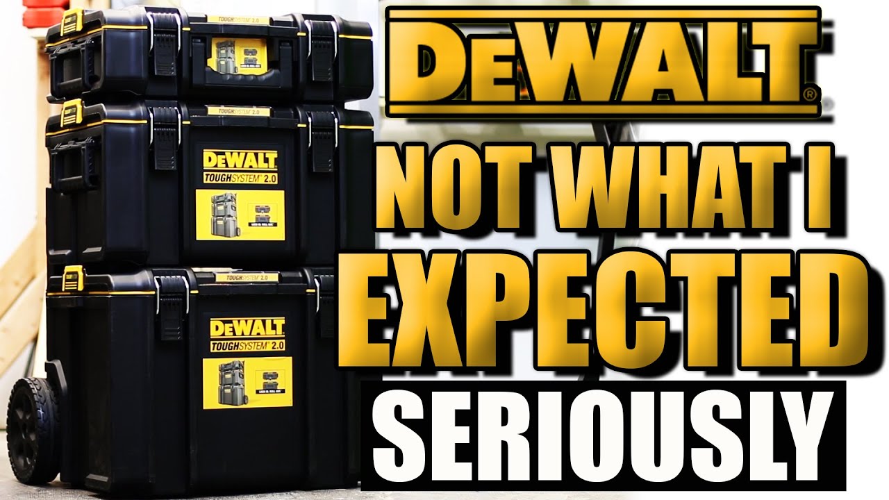 Новые контейнеры для хранения DeWALT TOUGHSYSTEM 2.0 — НЕ ТО, ЧТО Я ОЖИДАЛ (это серьезно?)