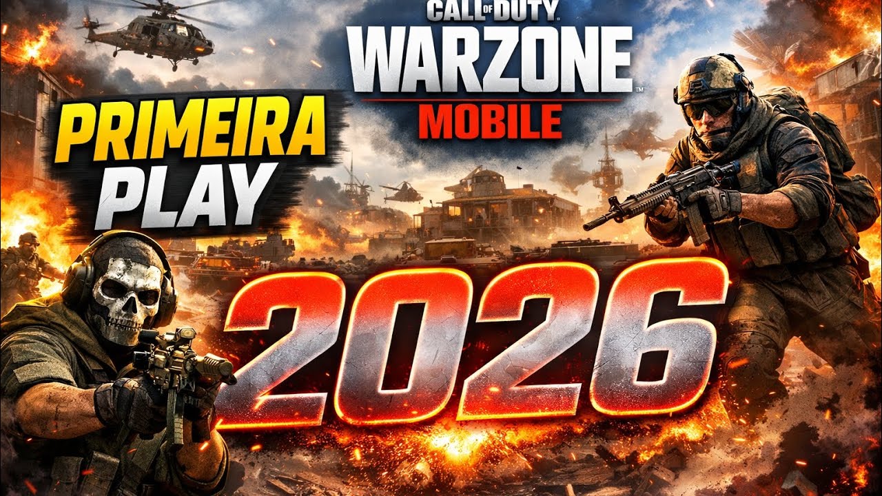 WARZONE MOBILE 🔥 2026 PRIMEIRA PARTIDA 🎮