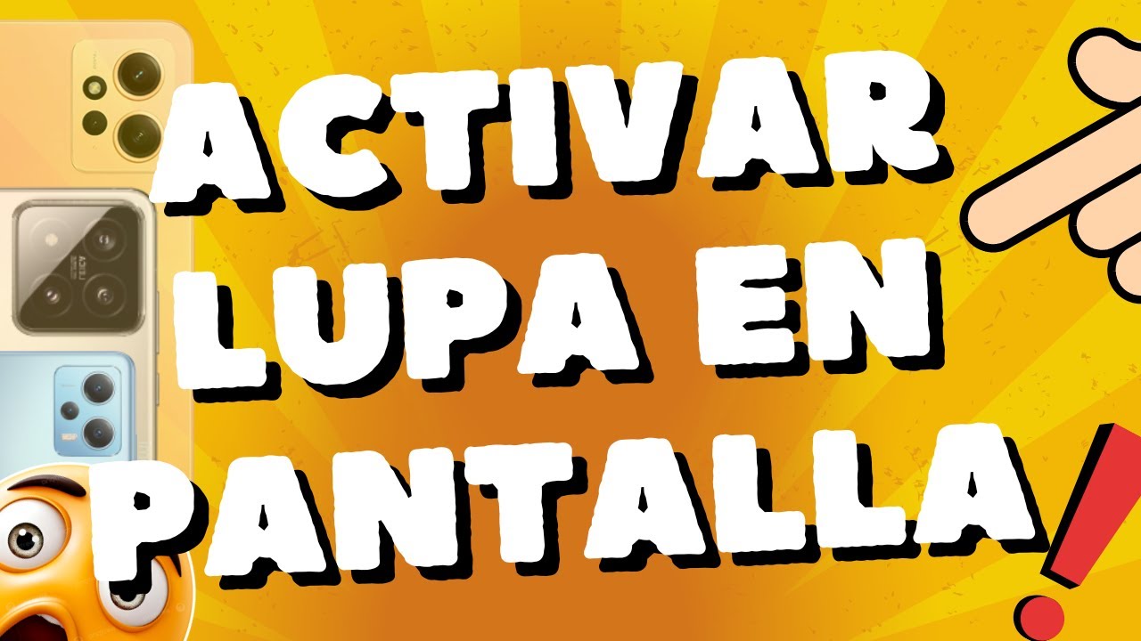 C&oacute;mo activar lupa en pantalla en Android Xiaomi Redmi Note 12 12S 13 13T Pro 12C