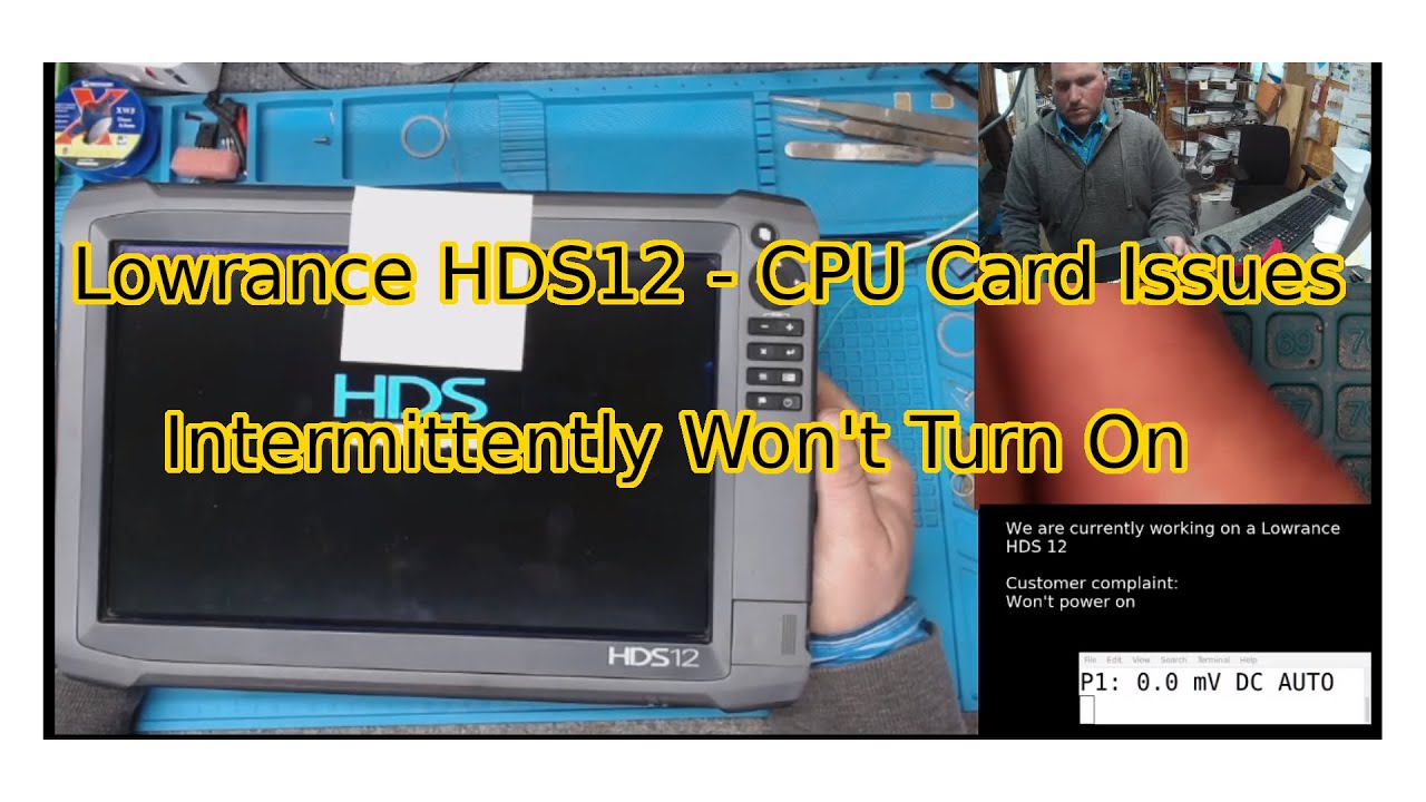 Lowrance HDS 12 - No Power? Intermittent Power? Freezes? Check the CPU card! -- FIXED!