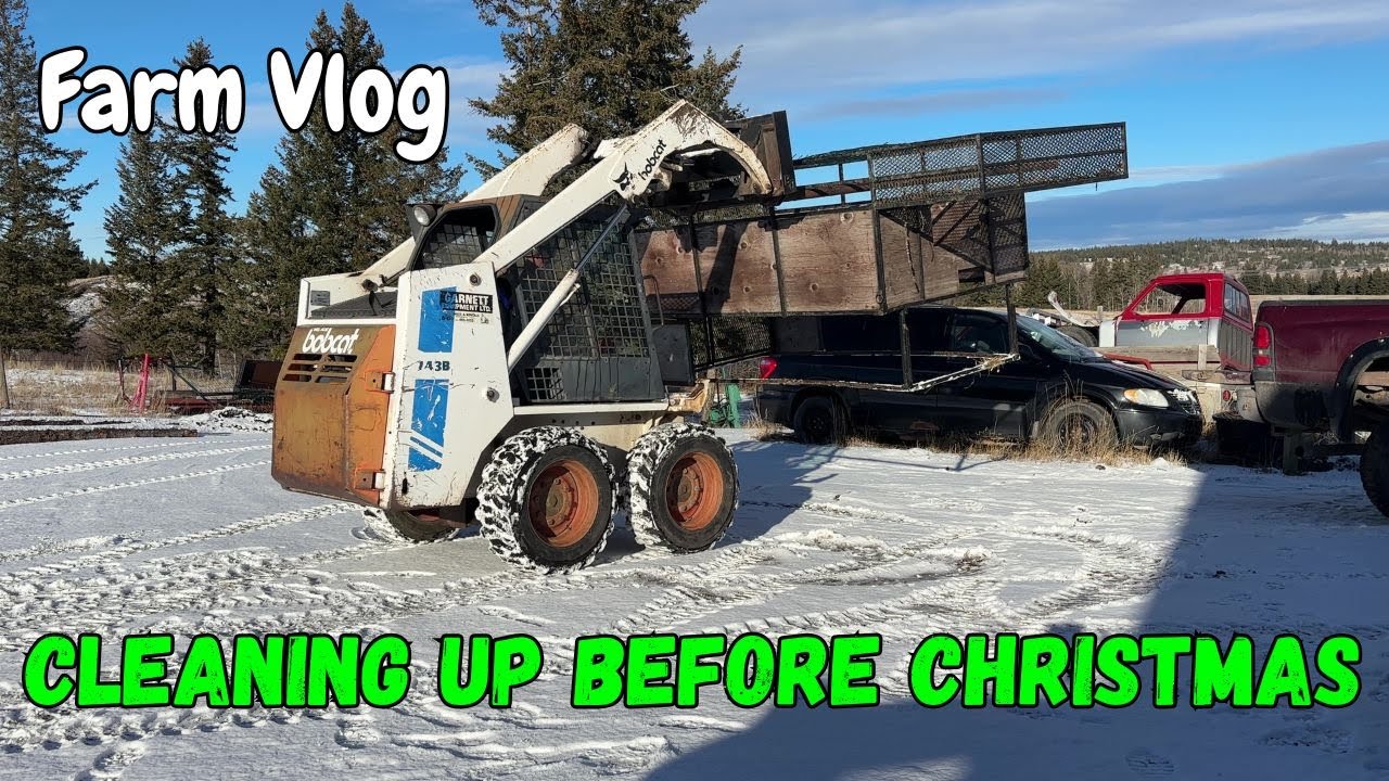 Getting the Farm Cleaned Up Before Christmas
