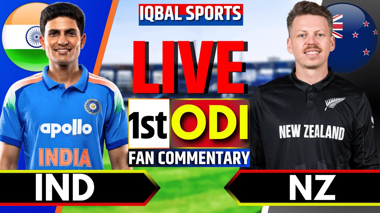 🔴Live: IND vs NZ, 1st ODI | Live Cricket Match Today | India vs New Zealand Live | NZ Batting