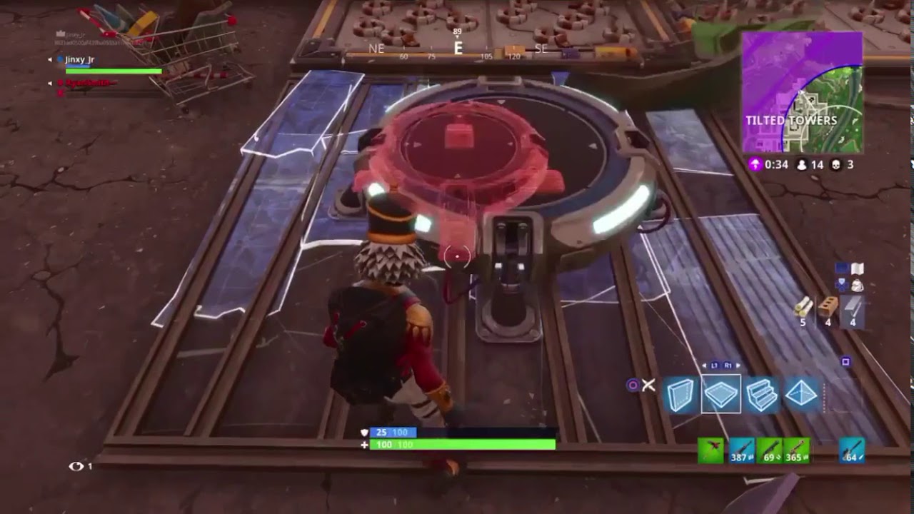 The Vehicle Rock Sculpture and Circle Of Hedges On Fortnite