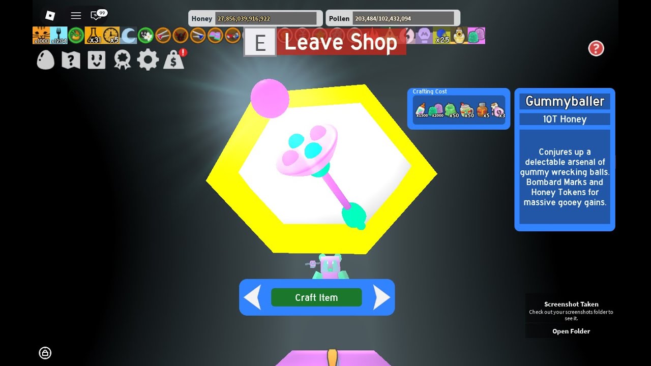 Getting gumdrop sphere | bee game
