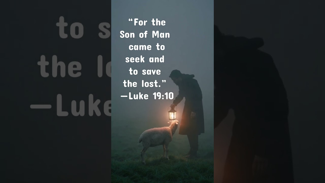 Jesus came to seek and save the lost. -Luke 19:10 #bibleinspired #motivation #inspiration #quotes