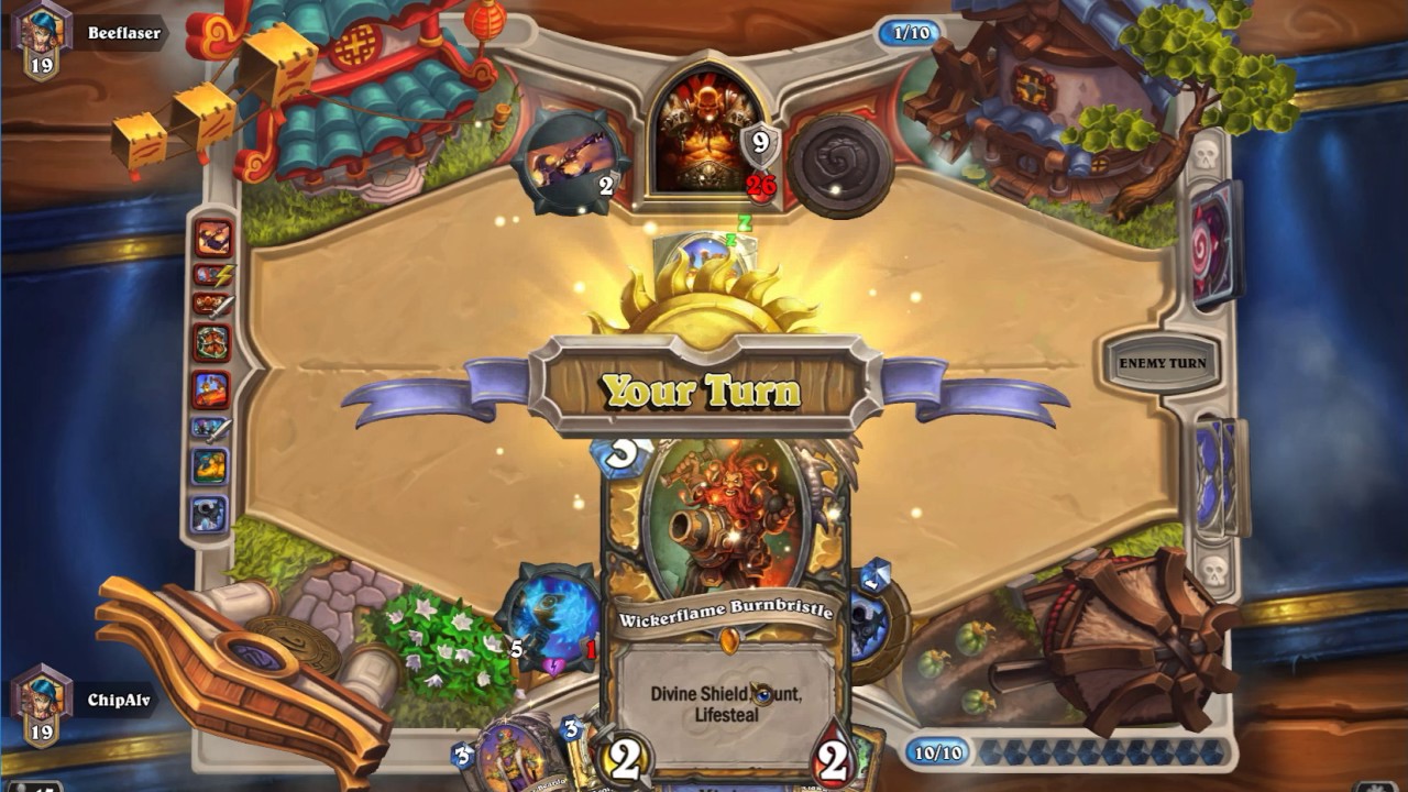 Hearthstone Paladin - First time summoning all 4 horseman