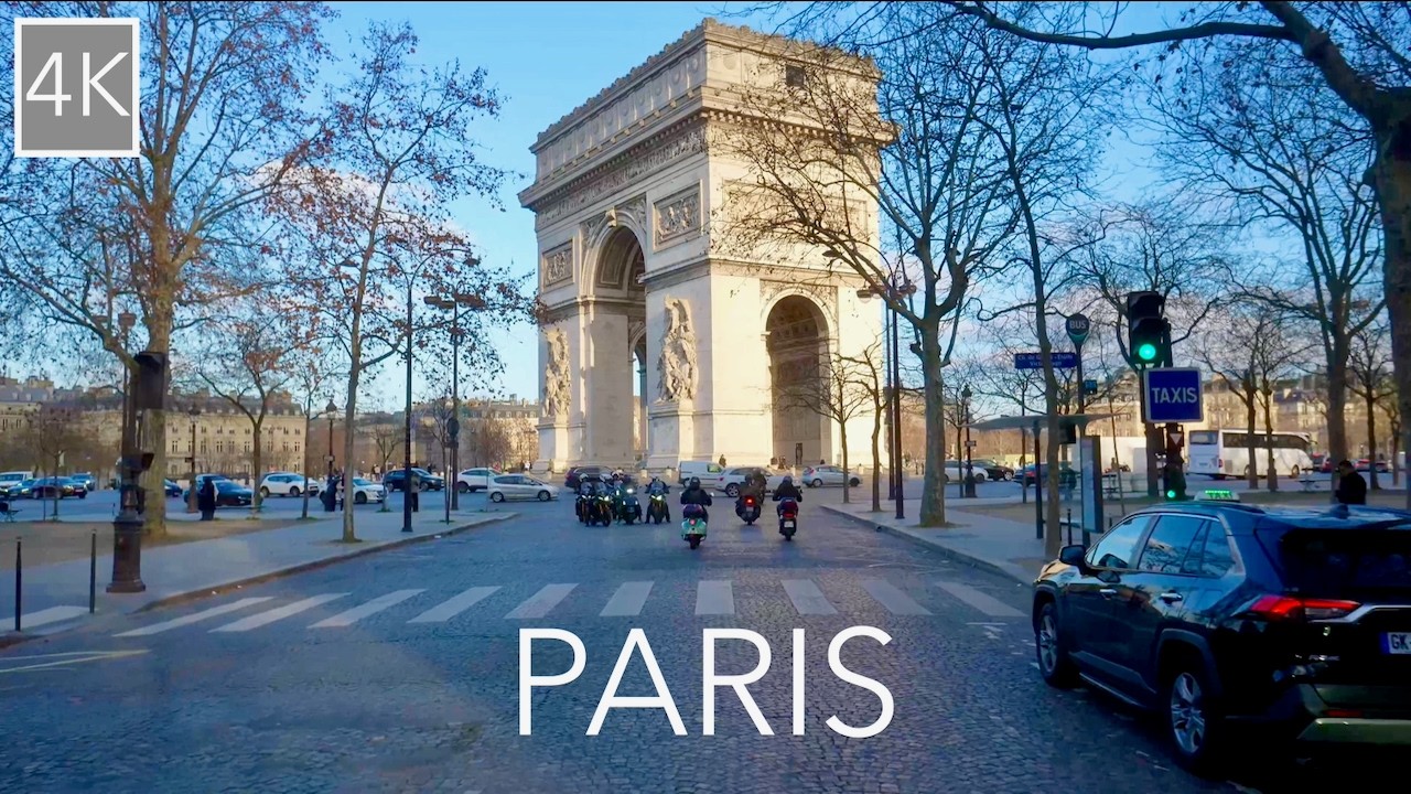 City of Light 4K City Drive - Paris France Driving Tour