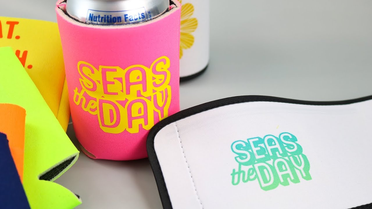 Making Can Koozies with Cricut Infusible Ink