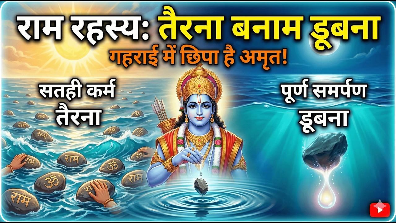3/3/26 - राम रहस्य: तैरना बनाम डूबना, गहराई में छिपा है अमृत!