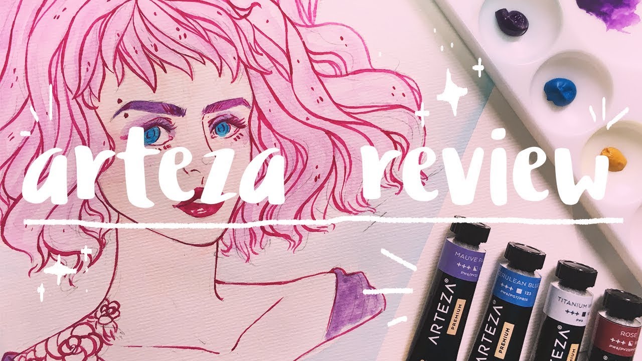 Arteza Reveiw II Watercolor Speedpaint