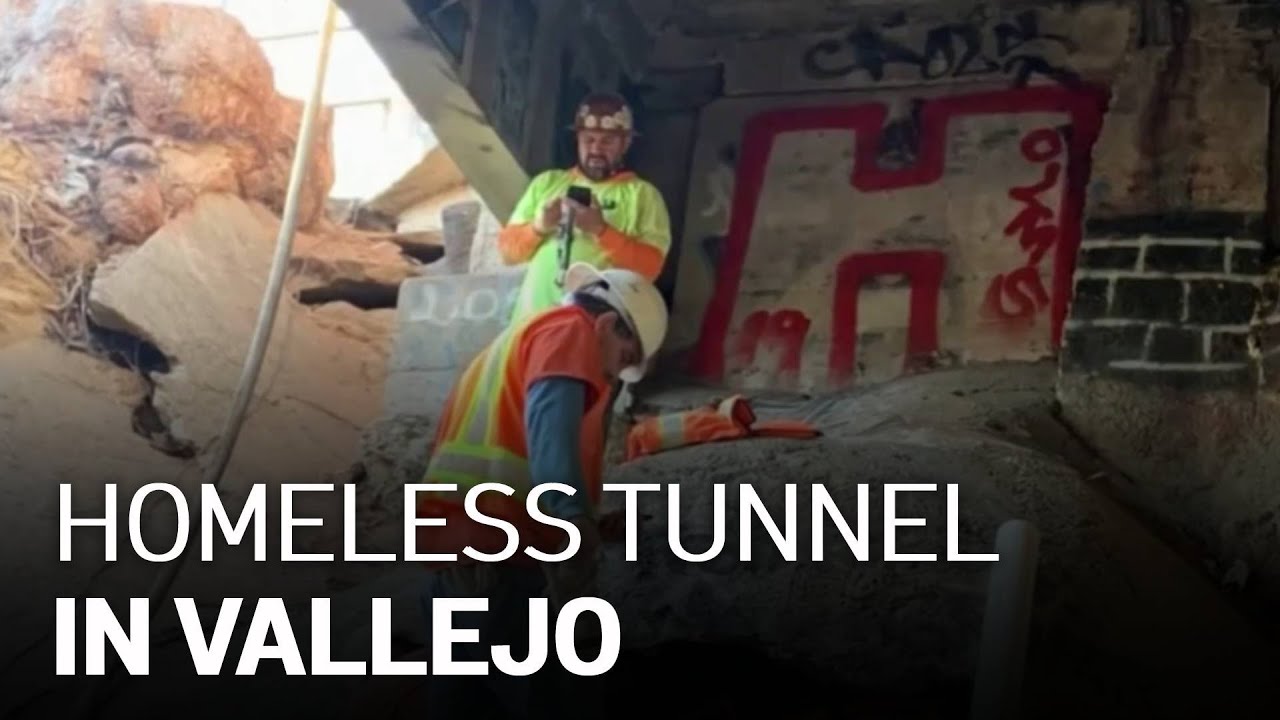 Construction Crew Discover Homeless Tunnel in Vallejo