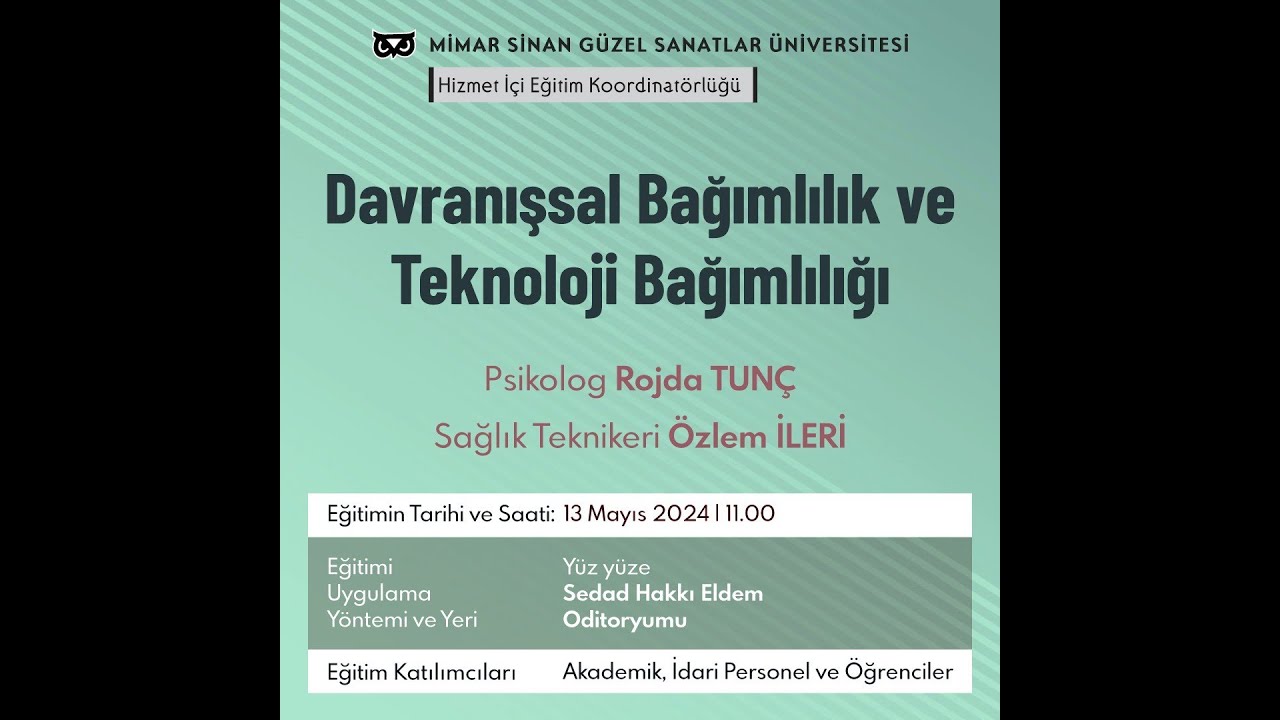 Davranışsal Bağımlılık ve Teknoloji Bağımlılığı
