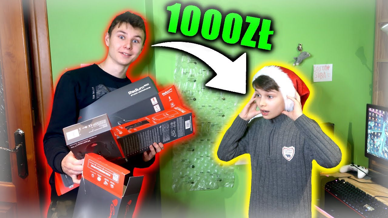 DAŁEM BRATU SPRZĘT ZA 1000ZŁ NA ŚWIĘTA! |Mateo
