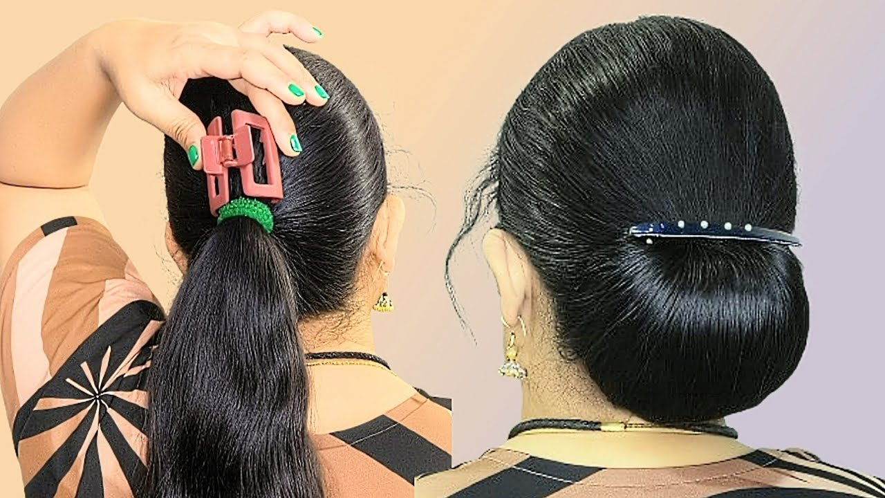 Different & Easily Braids Hairstyle W Claw Clip _ Easy Hairstyle Tutorial For Everyday F Long Hair 