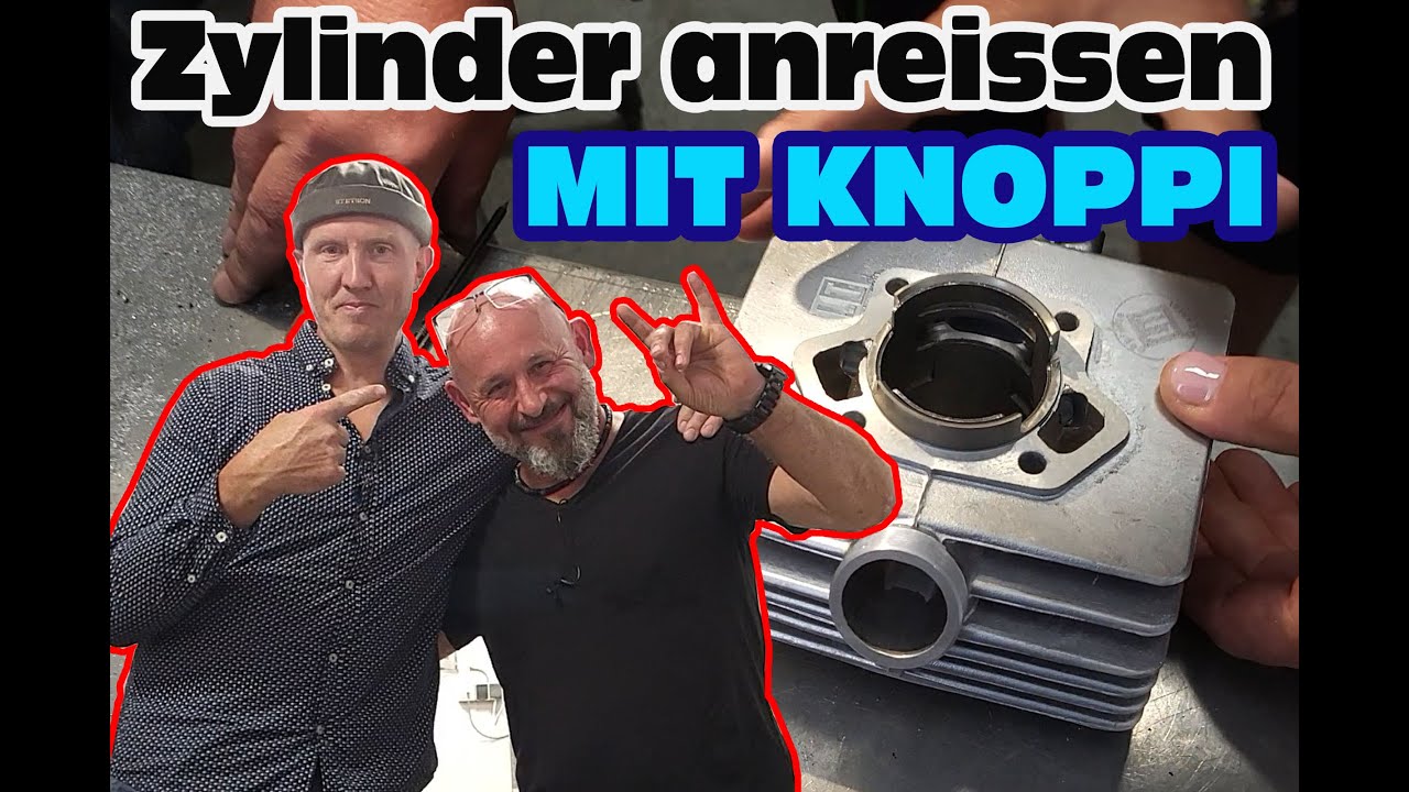 Zylinder anreissen mit Knoppi