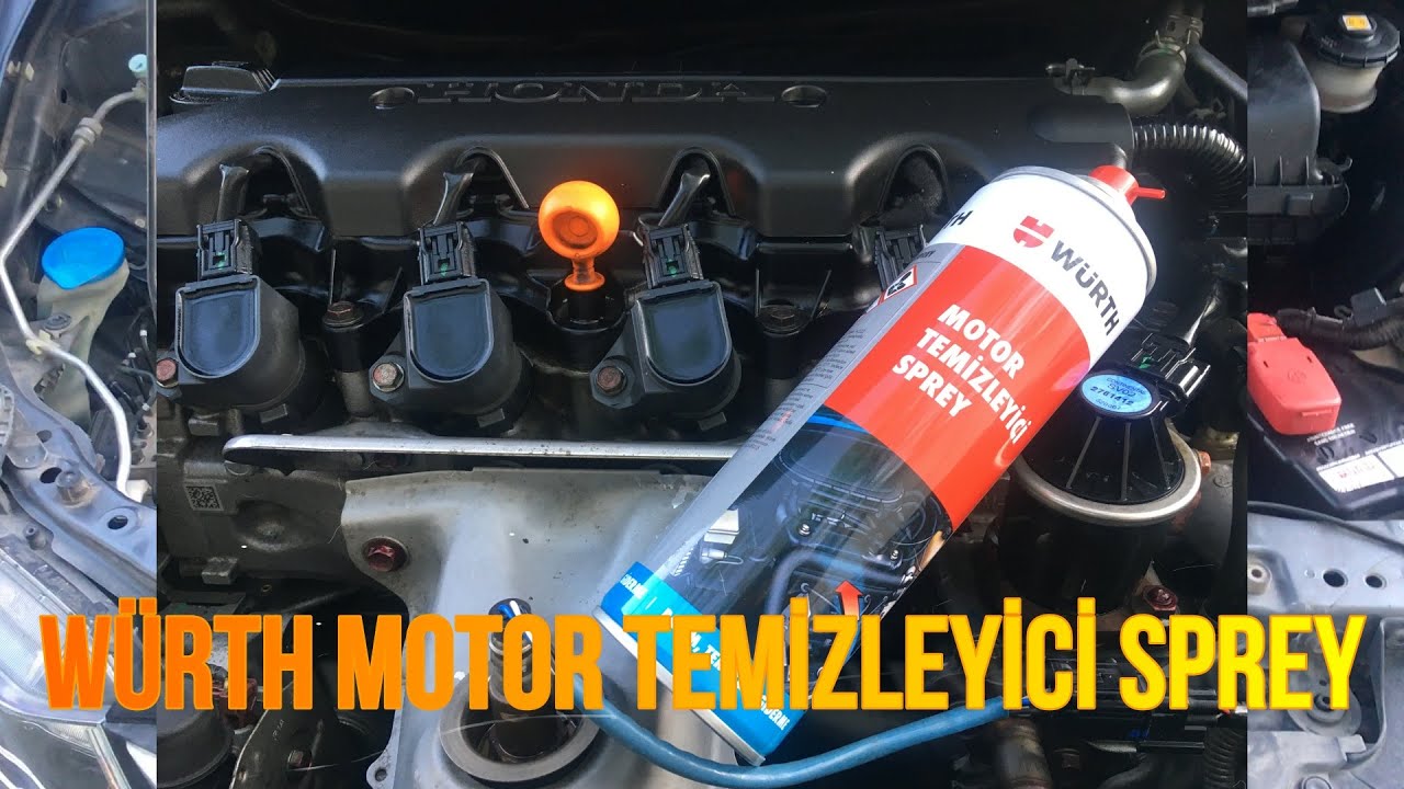 WÜRTH MOTOR TEMİZLEYİCİ HONDA CİVİC FB7 2015 SONUCA ŞAŞIRACAKSINIZ