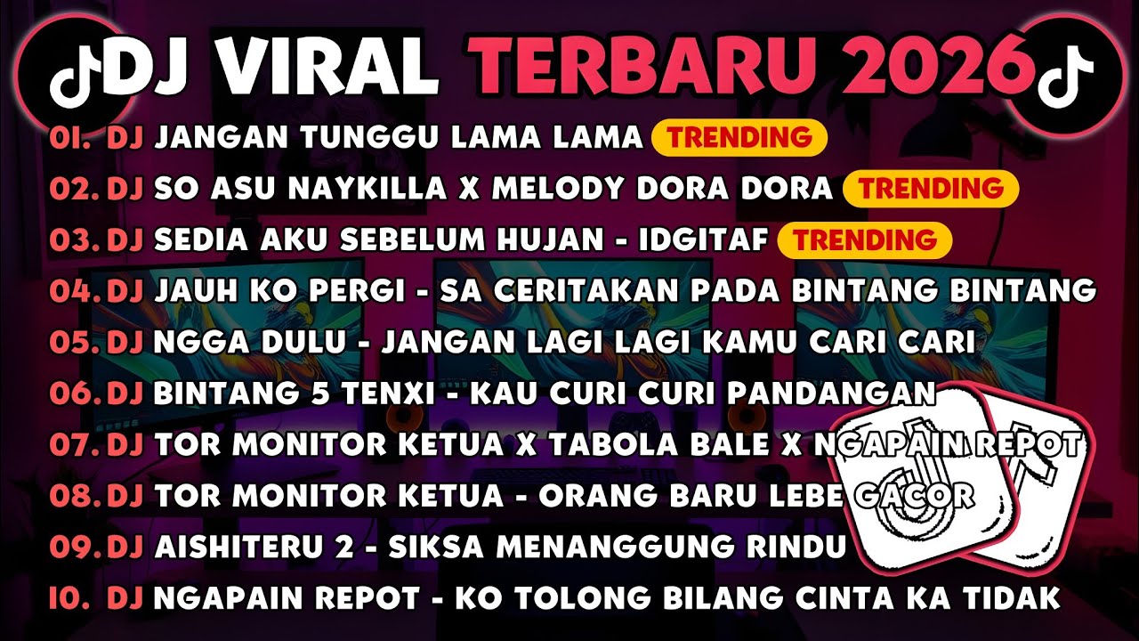 DJ TIKTOK TERBARU 2026🎵DJ JANGAN TUNGGU LAMA LAMA🎵DJ SO ASU NAYKILLA X MELODY DORA DORA SLOW VIRAL